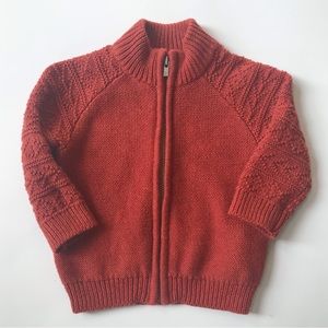 Baby Gap Orange Cardigan Sweater, size 3-6 Months.